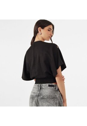 Blusa Cuello V Manga Corta