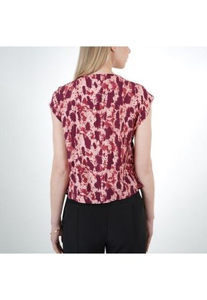 Blusa Cuello V Manga Sisa