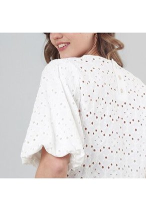 Blusa Cuello Redondo Manga Corta