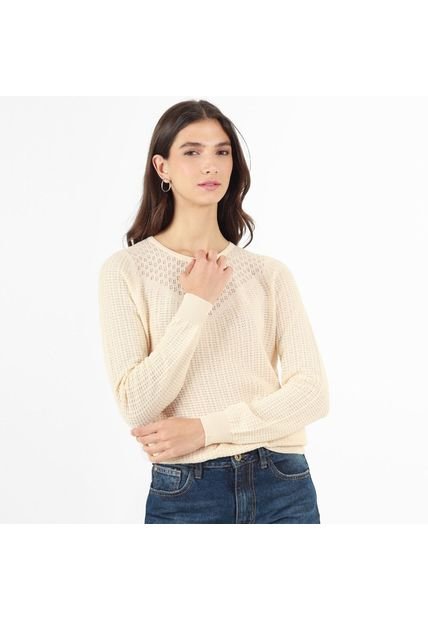 Sweater Cuello Redondo Manga Larga