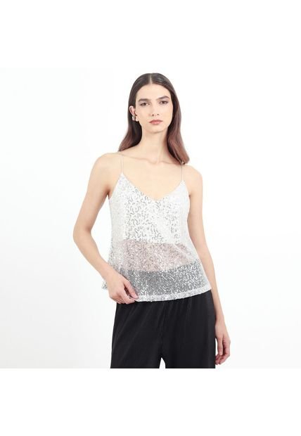 Blusa Cuello V Manga Sisa