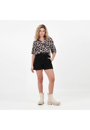 Blusa Cuello Camisero Manga 3cuartos