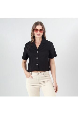 Blusa Cuello Sport Manga Corta FDS