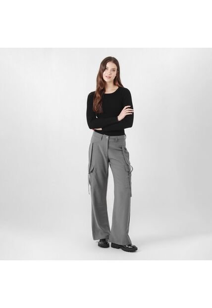 Pantalon Tiro Alto Bota Recta