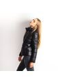 CHAQUETA PARA MUJER EN TAFETAN Color-NEGRO-TALLA-S de FDS