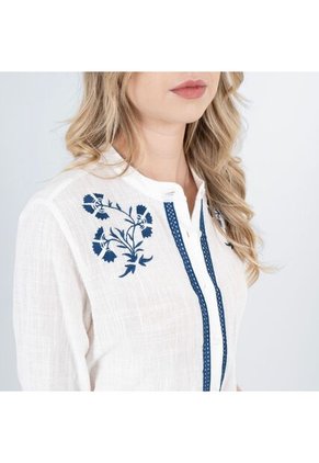 Camisa Cuello Neru Manga Larga