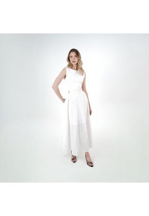 Vestido Ojalillo Largo Elegante