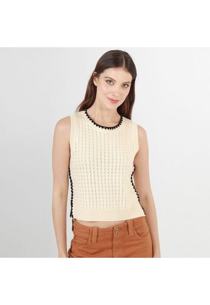 Sweater Cuello Redondo Manga Sisa