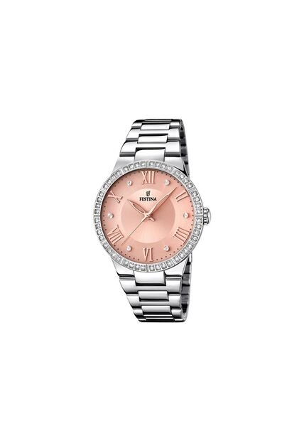Reloj Para Mujer Festina Boyfriend F16719/3 Plateado
