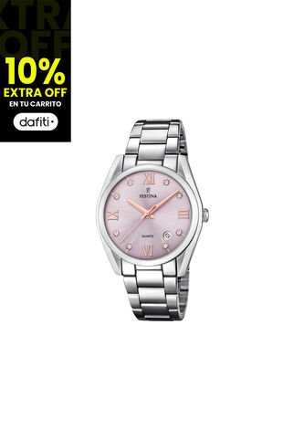 Reloj Para Mujer Festina Boyfriend F16790/D Plateado Festina