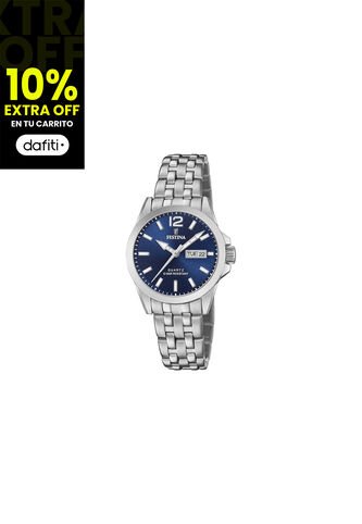 Reloj Para Mujer Festina Classic Metal F20455/3 Plateado Festina