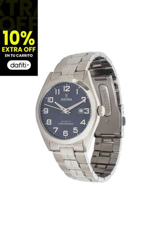 Reloj Para Hombre Festina Classic Metal F20437/3 Plateado Festina