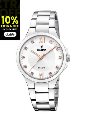 Reloj Festina Modelo F20582/1 Plateado Mujer Festina