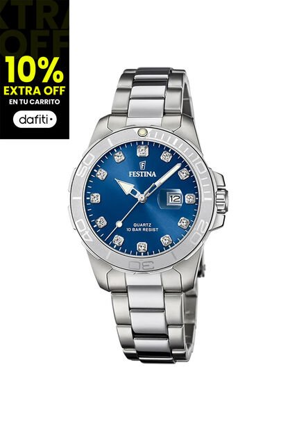 Reloj Festina Modelo F20503/6 Plateado Mujer
