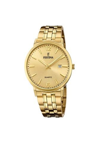 Reloj Para Hombre Festina Classic Metal F20513/3 Dorado Festina