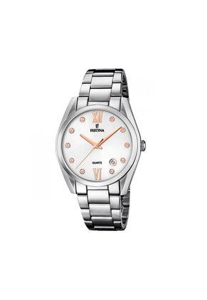 Reloj Para Mujer Festina Boyfriend F16790/A Plateado