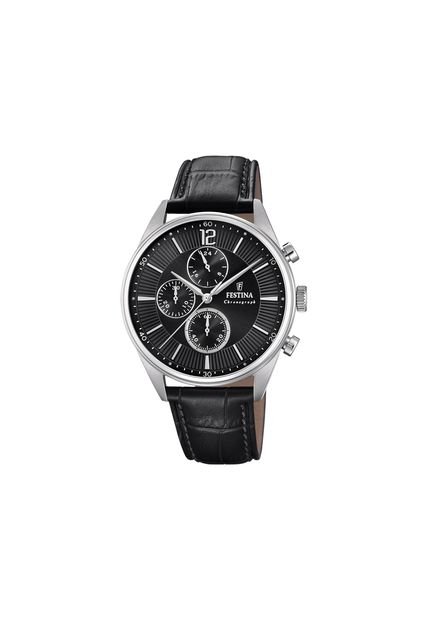 Reloj Para Hombre Festina Timeless Chrono F20286/4 Negro