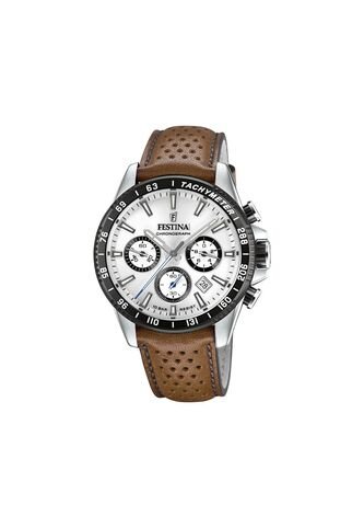 Reloj Para Hombre Festina Timeless Chrono F20561/1 Marrón Festina