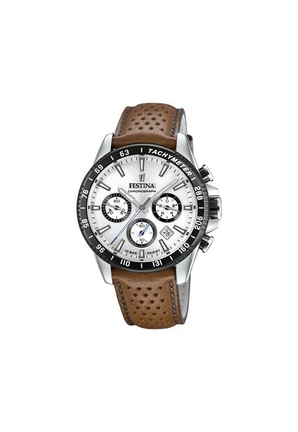 Reloj Para Hombre Festina Timeless Chrono F20561/1 Marrón
