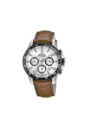 Reloj Para Hombre Festina Timeless Chrono F20561/1 Marrón