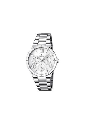 Reloj Para Mujer Festina Boyfriend F16716/1 Plateado