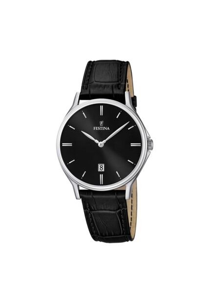 Reloj Para Hombre Festina Classic Leather F16745/5 Negro