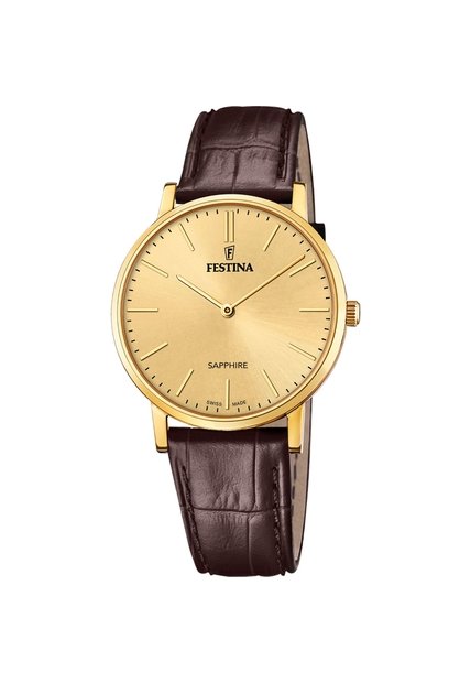 Reloj Para Hombre Festina Swiss Made F20016/2 Marrón