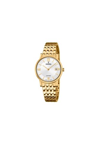 Reloj Para Mujer Festina Swiss Made F20021/1 Dorado Festina