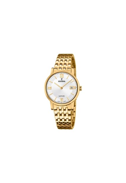Reloj Para Mujer Festina Swiss Made F20021/1 Dorado