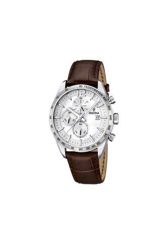 Reloj Para Hombre Festina Timeless Chrono F16760/1 Marrón Festina