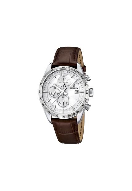 Reloj Para Hombre Festina Timeless Chrono F16760/1 Marrón