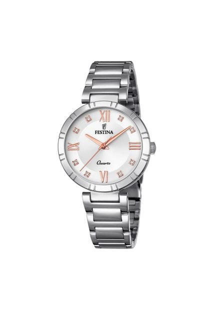 Reloj Para Mujer Festina Mademoiselle F16936/B Plateado