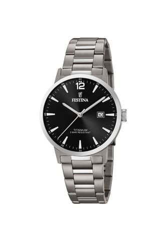 Reloj Para Hombre Festina Titanium F20435/3 Gris Festina