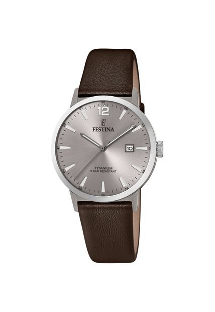 Reloj Para Hombre Festina Titanium F20471/2 Marrón