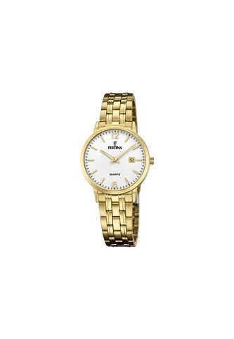 Reloj Para Mujer Festina Classic Metal F20514/2 Dorado Festina