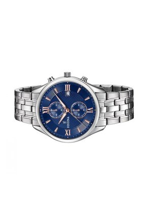 Reloj Para Hombre Festina Timeless Chrono F6854/6 Plateado