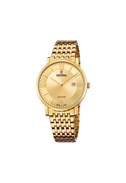 Reloj Para Hombre Festina Swiss Made F20020/2 Dorado