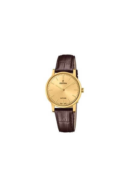 Reloj Para Mujer Festina Swiss Made F20017/2 Marrón