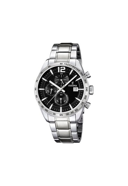 Reloj Para Hombre Festina Timeless Chrono F16759/4 Plateado
