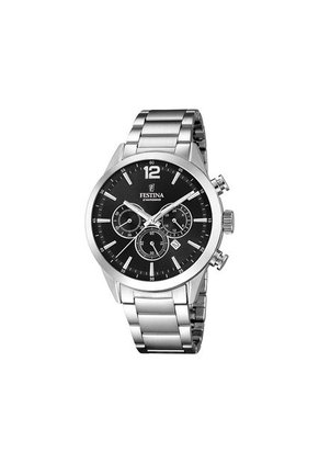Reloj Para Hombre Festina Timeless Chrono F20343/8 Plateado