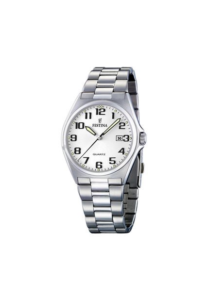 Reloj Para Hombre Festina Classic Metal F16374/9 Plateado