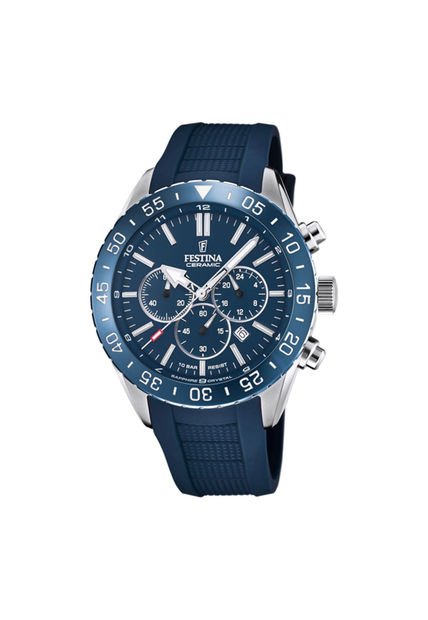 Reloj Para Hombre Festina Ceramic F20515/1 Azul