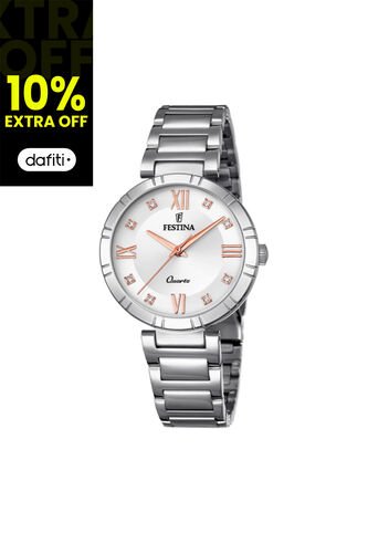 Reloj Para Mujer Festina Mademoiselle F16936/B Plateado Festina