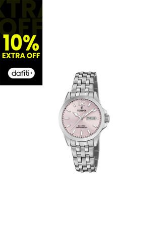 Reloj Para Mujer Festina Classic Metal F20455/2 Plateado Festina