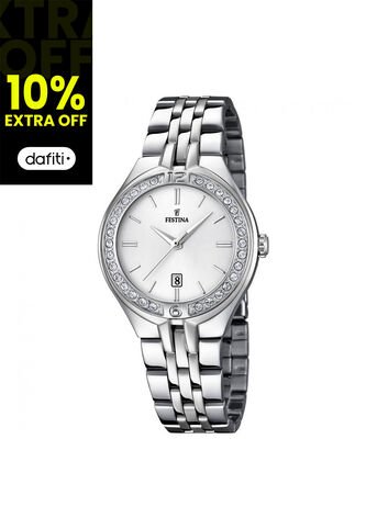 Reloj Para Mujer Festina Mademoiselle F16867/1 Plateado Festina