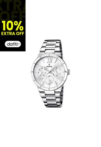 Reloj Para Mujer Festina Boyfriend F16716/1 Plateado Festina
