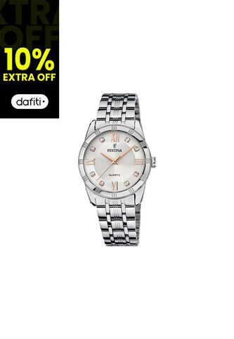 Reloj Para Mujer Festina Mademoiselle F16940/B Plateado Festina