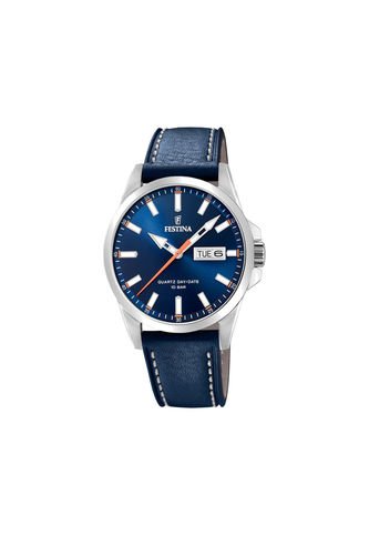 Reloj Para Hombre Festina Classic Metal F20358/3 Azul Oscuro Festina