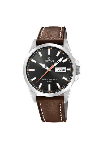 Reloj Para Hombre Festina Classic Metal F20358/2 Marrón Festina
