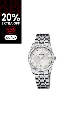 Reloj Para Mujer Festina Mademoiselle F16940/A Plateado Festina